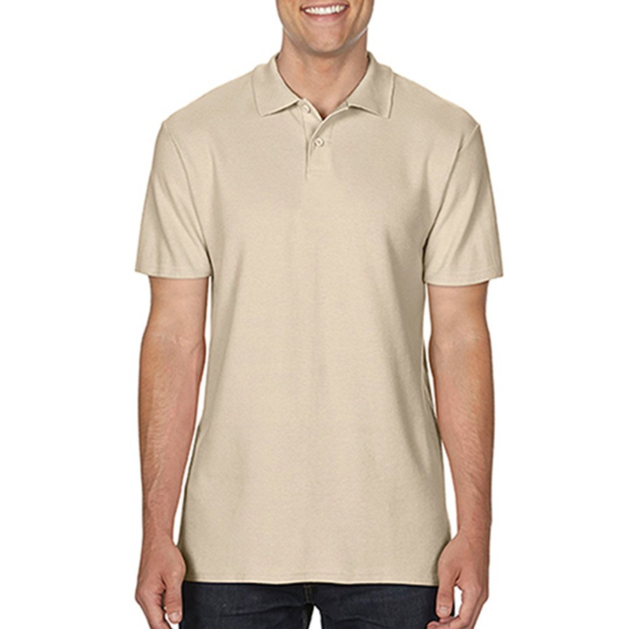 polo-gildan-64800-sand